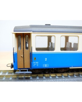 Voiture métallique à portes centrales AB 1157 Rhb BO