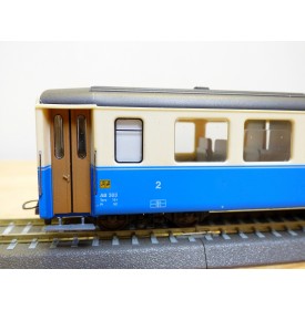 Voiture métallique à portes centrales AB 1157 Rhb BO