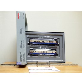 Märklin 2681 ( 8 9265), coffret  de 2 voitures du train de Guillaume II ( Hofzug "Kaiser Wilhelm II" )  Neuf   BO