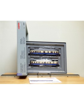 Märklin 2681 ( 8 9265), coffret  de 2 voitures du train de Guillaume II ( Hofzug "Kaiser Wilhelm II" )  Neuf   BO