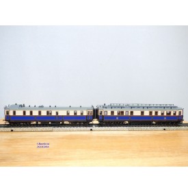 Märklin 2681 ( 8 9265), coffret  de 2 voitures du train de Guillaume II ( Hofzug "Kaiser Wilhelm II" )  Neuf   BO
