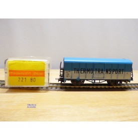 LILIPUT 221 80 , wagon couvert réfrigérant   type Grfu  THERMOTRANSPORT  SJ  neuf   BO