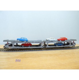 RIVAROSSI Tren Hobby 12059, wagon porte autos Type Pay Sitfa FS BO