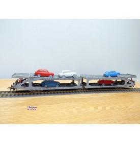 RIVAROSSI Tren Hobby 12059, wagon porte autos Type Pay Sitfa FS BO