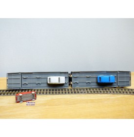 RIVAROSSI Tren Hobby 12059, wagon porte autos Type Pay Sitfa FS BO