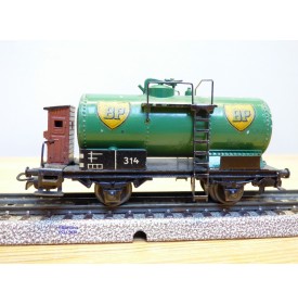 Märklin ancien  314 BP . 1, wagon citerne  BP 
