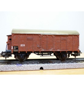 Märklin 320.3,  wagon couvert  à guérite  pour transport de bananes Jamaica  DB 
