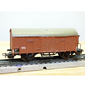Märklin 320.3,  wagon couvert  à guérite  pour transport de bananes Jamaica  DB 