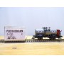 FLEISCHMANN 5430  K,  wagon citerne ancien  à plate forme de serre freins  GARGOYLE     DR   BO