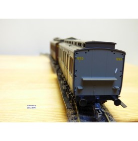 ROCO 44013,  2 wagons anciens  à 3 essieux et guérite  KPEV   neuf   BO