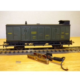 MMM-RG ???, voiture ancienne à 2 essieux de 3ème classe avec compartiment dames seules  type C6  ° 3014  EST 