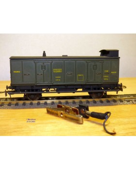 MMM-RG ???, voiture ancienne à 2 essieux de 3ème classe avec compartiment dames seules  type C6  ° 3014  EST 