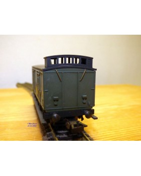 MMM-RG ???, voiture ancienne à 2 essieux de 3ème classe avec compartiment dames seules  type C6  ° 3014  EST 