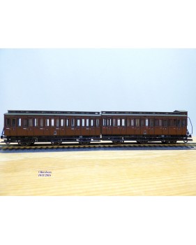 ROCO 44499,  couplage de 2 wagons anciens  à 3 essieux    KPEV   neuf   BO