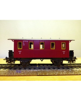 MÄRKLIN   4108,   voiture ancienne à plate forme d'extrémité  à 2 essieux  Chemins de fer privés  neuf  BO 