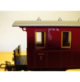 MÄRKLIN   4039 / 29535,   voiture ancienne à plate forme d'extrémité  à 2 essieux  Chemins de fer privés  neuf  BO 
