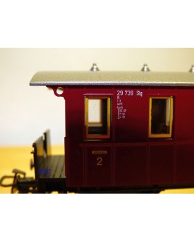 MÄRKLIN   4039 / 29535,   voiture ancienne à plate forme d'extrémité  à 2 essieux  Chemins de fer privés  neuf  BO 
