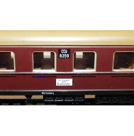 MÄRKLIN   4191  voiture grandes lignes de 3 Kl. K.W.St.E. BO 