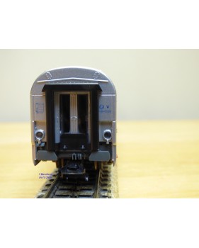 MÄRKLIN   41875-01,  rare voiture grandes lignes  INOX  PBA   A8u 33   L' Oiseau Bleu   SNCF  BO