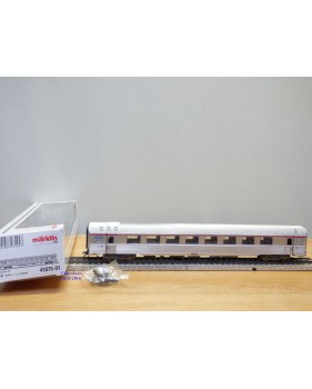 MÄRKLIN   41875-01,  rare voiture grandes lignes  INOX  PBA   A8u 33   L' Oiseau Bleu   SNCF  BO