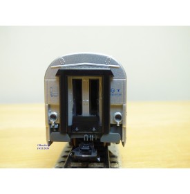 MÄRKLIN   41875-02,  rare voiture grandes lignes  INOX  PBA   A8u 31   L' Oiseau Bleu   SNCF  BO