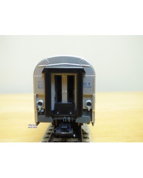 MÄRKLIN   41875-02,  rare voiture grandes lignes  INOX  PBA   A8u 31   L' Oiseau Bleu   SNCF  BO
