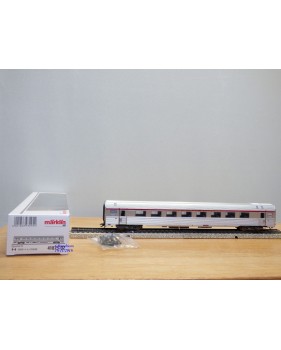 MÄRKLIN   41875-02,  rare voiture grandes lignes  INOX  PBA   A8u 31   L' Oiseau Bleu   SNCF  BO