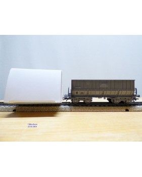 MÄRKLIN   48446,  wagon trémie à déchargement latéral  transport de minerai type Fad   PONT A MOUSSON   SNCF  Neuf   BO
