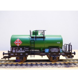 FLEISCHMANN 5425  K,  wagon citerne ancien  à plate forme de serre freins  THORL     DB    neuf  BO