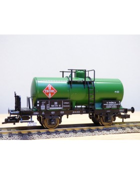 FLEISCHMANN 5425  K,  wagon citerne ancien  à plate forme de serre freins  THORL     DB    neuf  BO