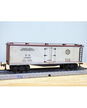 TRIX TWIN RAILWAY  TTR  686, wagon couvert réfrigérant  US    N° 23465