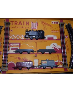 JOUEF  542  Circuit 50 , coffret mécanique 1 loco et 4 wagons   SNCF  Neuf   BO