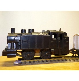 JOUEF  ??? Mecanic Trafic , rare coffret mécanique 1 loco, 3 wagons et 3 autos   SNCF     BO