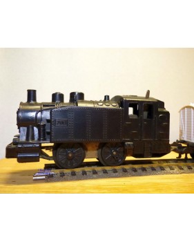 JOUEF  ??? Mecanic Trafic , rare coffret mécanique 1 loco, 3 wagons et 3 autos   SNCF     BO