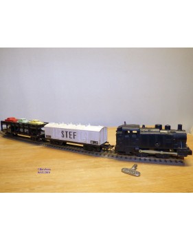 JOUEF  ??? Mecanic Trafic , rare coffret mécanique 1 loco, 3 wagons et 3 autos   SNCF     BO