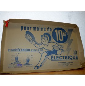 JOUEF  ??? Mecanic Trafic , rare coffret mécanique 1 loco, 3 wagons et 3 autos   SNCF     BO