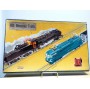 JOUEF  ??? Mecanic Trafic , rare coffret mécanique 1 loco, 3 wagons et 3 autos   SNCF     BO