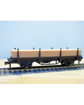 HORNBY acHO 7172, wagon plat à ranchers  avce chargement de bois  SNCF  Neuf  BO