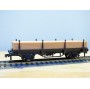 HORNBY acHO 7172, wagon plat à ranchers  avce chargement de bois  SNCF  Neuf  BO