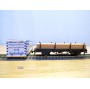 HORNBY acHO 7172, wagon plat à ranchers  avce chargement de bois  SNCF  Neuf  BO