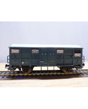 ELECTROTREN  1316,  wagon couvert    SEAT  RENFE     BO