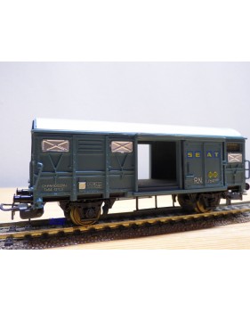 ELECTROTREN  1316,  wagon couvert    SEAT  RENFE     BO