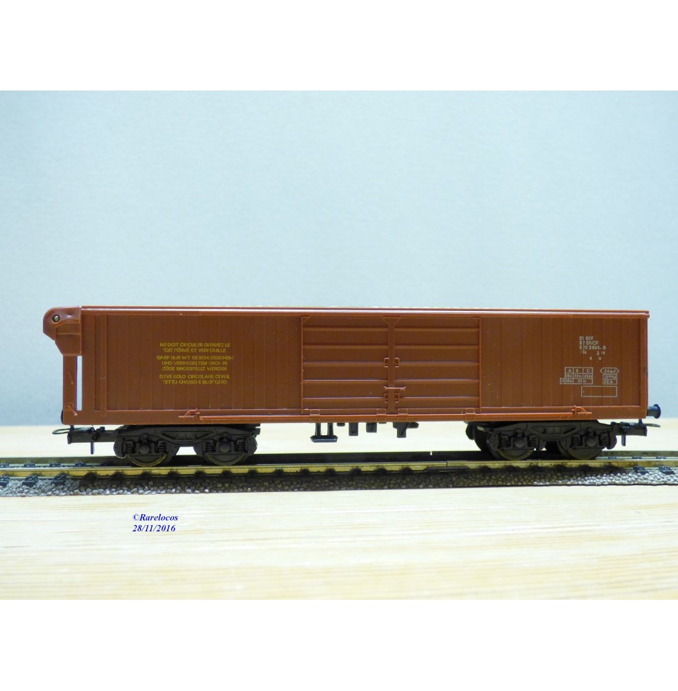 LIMA véro  309187,  wagon à toit déroulant  à bogies  type Taems   SNCF   neuf   BO 