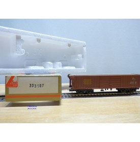 LIMA véro  309187,  wagon à toit déroulant  à bogies  type Taems   SNCF   neuf   BO 