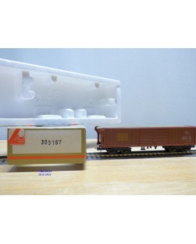 LIMA véro  309187,  wagon à toit déroulant  à bogies  type Taems   SNCF   neuf   BO 