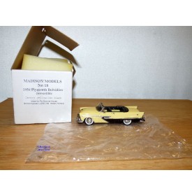 MADISON MODELS / SMTS / Daimler House   18, PLYMOUTH Belvédère  convertible 1956  neuf    BO