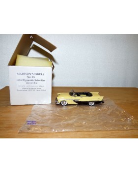 MADISON MODELS / SMTS / Daimler House   18, PLYMOUTH Belvédère  convertible 1956  neuf    BO