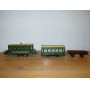 JUCSIE  ???, coffret 1 motrice, 2 wagons, rails et transformateur   BO  