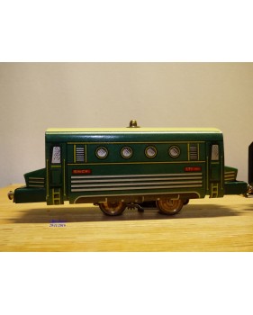 JUCSIE  ???, coffret 1 motrice, 2 wagons, rails et transformateur   BO  