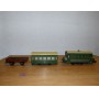 JUCSIE  ???, coffret 1 motrice, 2 wagons, rails et transformateur   BO  